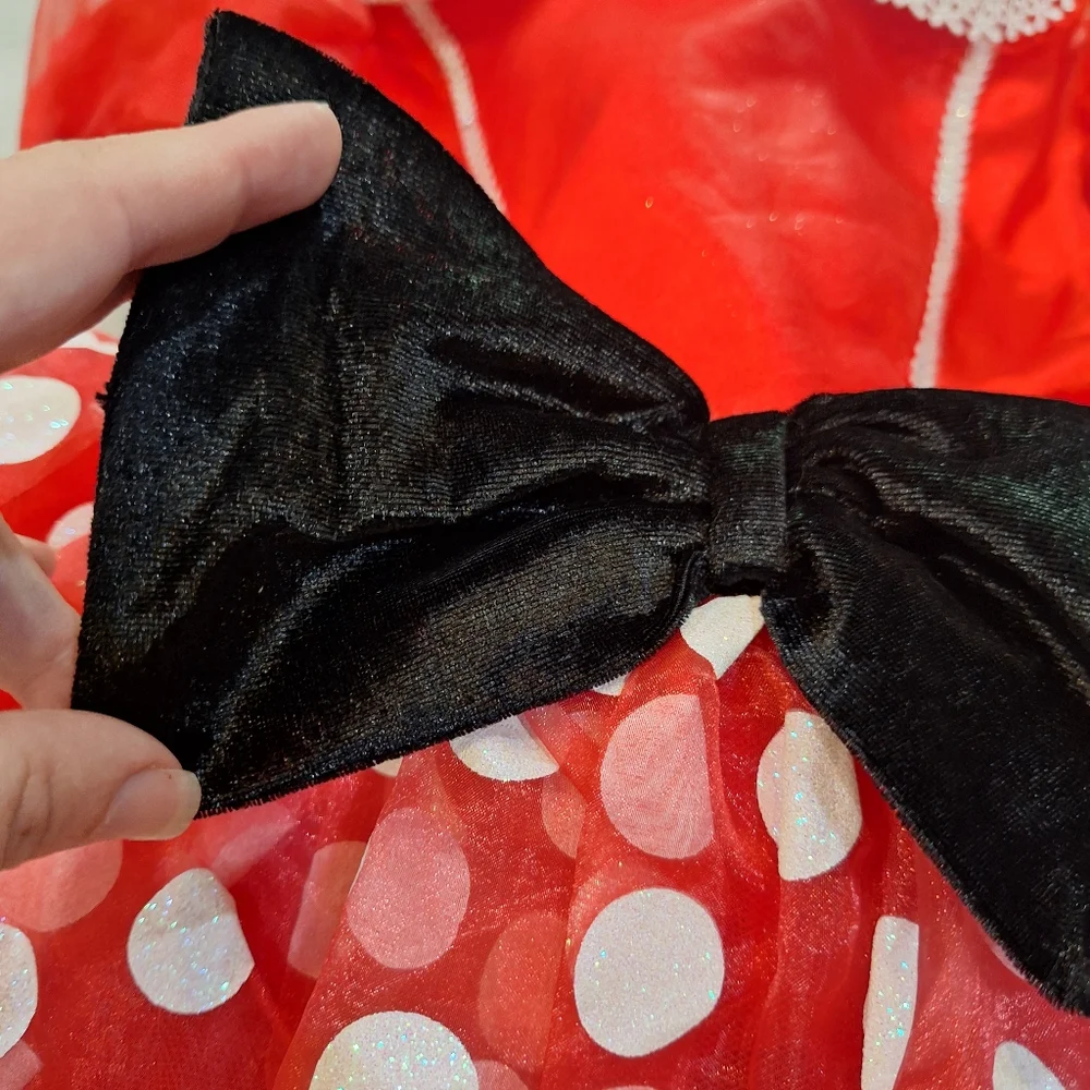 Disney Minnie Mouse Girls 7-8 Costume Dress‎ Tulle Skirt Halloween